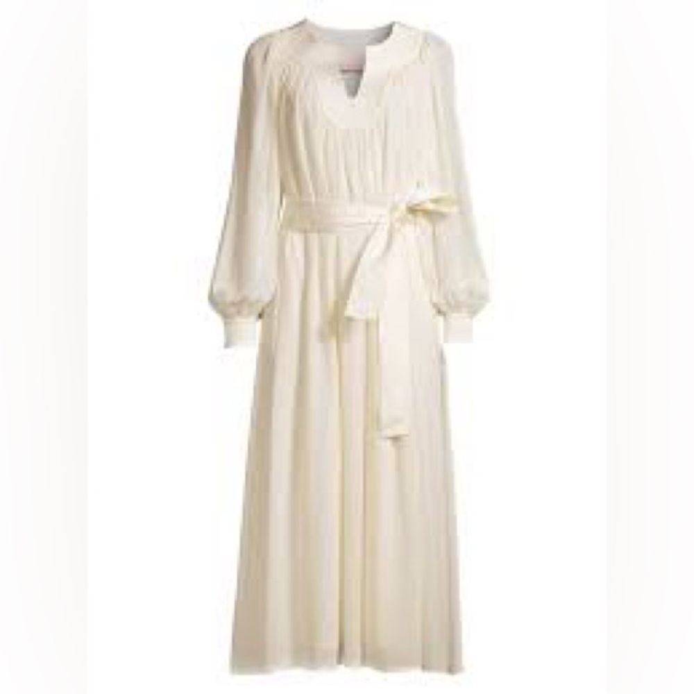 NWT Tory Burch Trapunto Tunic Dress in Ivory size Medium - Picture 3 of 13